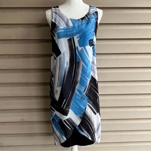 •Coldwater Creek• Abstract Print Sleeveless Dress - Size Small